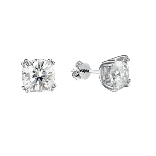 Moissanite Cushion Cut Solitaire (1 TCW)