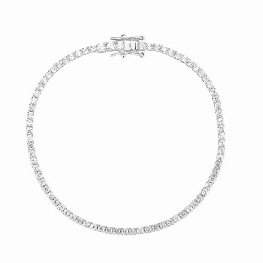 Silver 2mm Tennis Bracelet (925)