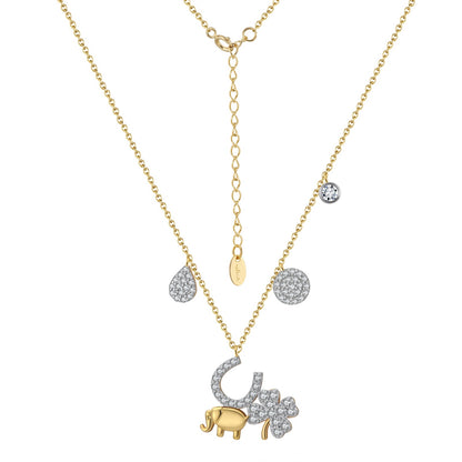 Designer Gold Love, Luck & Abundance NSCD Charm Set (925,18k Vermeil)